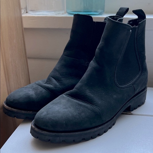 Thursday Boot Company Chelsea Black Leather Boots Men’s size 8 Handmade Fall - Picture 1 of 15